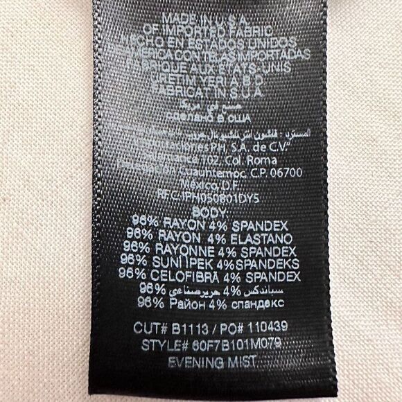 Bebe Scoop Neck Dolman Drop Shoulder Stretch Long Sleeve Top Purple Size Small - Picture 4 of 4